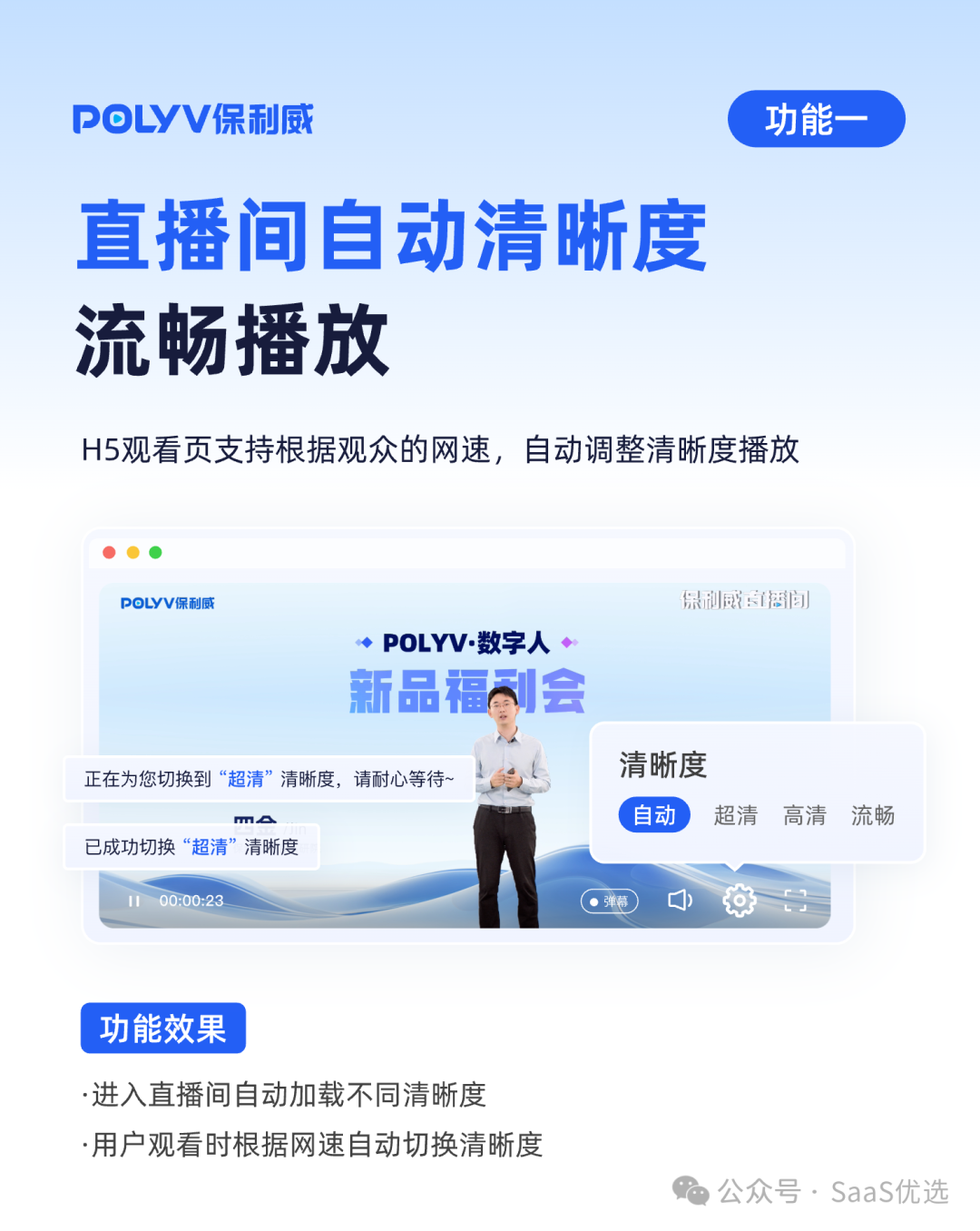 直播分發平臺 保利威